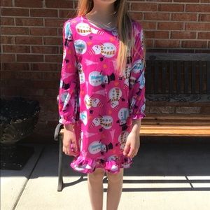 Girls winter nightgown